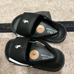 Brand New Boys Polo Ralph Lauren Pool Shoes Sandels